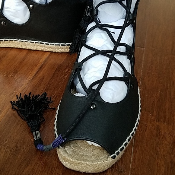 Cynthia Vincent Gladiator Sandals Espadrilles 6.5 - Picture 3 of 7